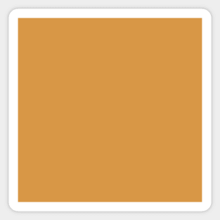 Mustard Orange Plain Single Color Block Sticker